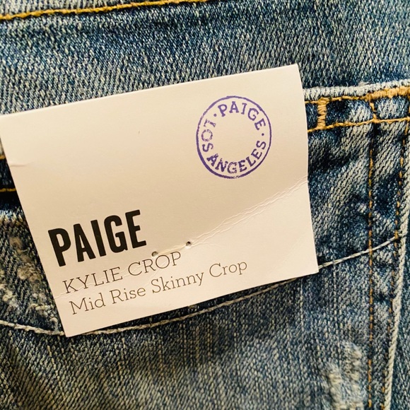 PAIGE KYLIE CROP Mid Rise Skinny Crop - Picture 2 of 3